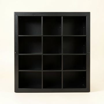Hazel Bend Empty Mug-Storage Cabinet Insert - Black (synthetic illustration; no displayed measurements)