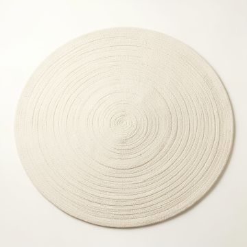 Summit Branch Round Area Rug - Cream (synthetic illustration; no displayed measurements)