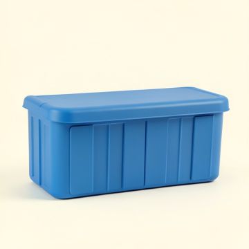 Briar Branch Narrow Outdoor Storage Bench - Blue (synthetic illustration; no displayed measurements)