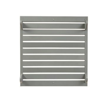 Ash Bluff Empty Wall-Mounted Tool Organizer Panel - Gray