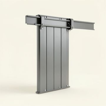 407 Top Mount Premium Single Track Sliding Barn Door Hardware Kit (synthetic illustration; no displayed measurements)