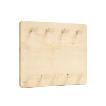 Pine Branch Empty Wall-Mounted Tool Organizer Panel - Beige