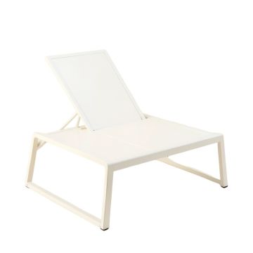 Stone Bridge Outdoor Lounge Chair - White