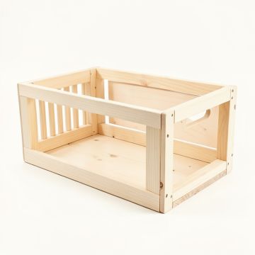 Briar Dell Empty Furniture-Style Pet Crate - Ivory (synthetic illustration; no displayed measurements)