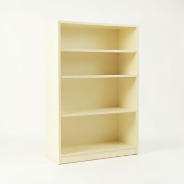 Reed Dell Freestanding Bookcase - Cream (synthetic illustration; no displayed measurements)