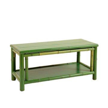 Clay Falls Indoor Bench - Green