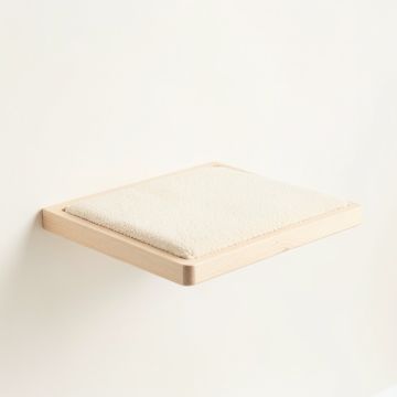 River Falls Wall-Mounted Cat Perch - Ivory (synthetic illustration; no displayed measurements)