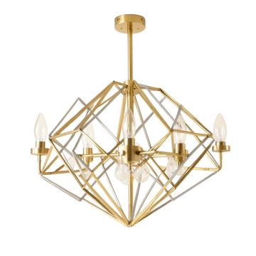 Avoca Shaded Geometric Chandelier