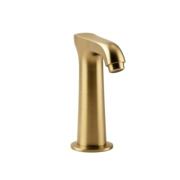 Single Hole Bathroom Vessel Faucet With Waterfall Glass Head