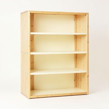 Linden Falls Freestanding Bookcase - Cream (synthetic illustration; no displayed measurements)