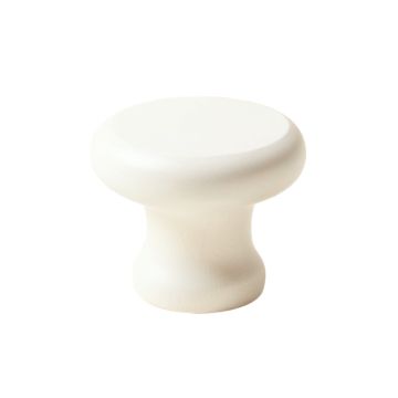 Olive Branch Cabinet Knob Without Packaging - White