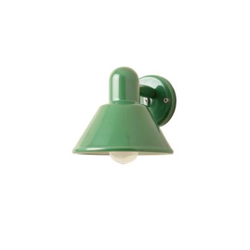 Elm Canyon Wall Sconce Mounted On A Plain Wall - Green (synthetic illustration; no displayed measurements)