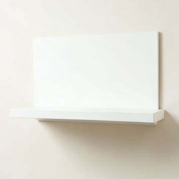 River Brook Wall-Mounted Shelf - White (synthetic illustration; no displayed measurements)
