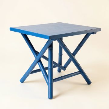 Clay Canyon Patio Table - Blue (synthetic illustration; no displayed measurements)