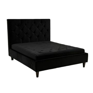 Spadaro Solid Wood Tufted Upholstered Platform Bed