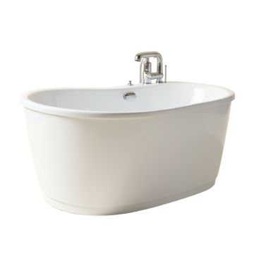 66 '' X 32 '' Freestanding Soaking Bathtub With Faucet