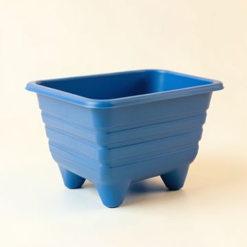 Aspen Branch Empty Raised Planter - Blue (synthetic illustration; no displayed measurements)