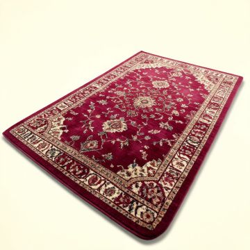 Aster Oriental Tufted Wool Magenta Area Rug (synthetic illustration; no displayed measurements)