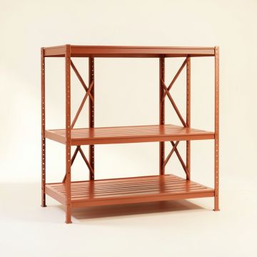 Stone Bridge Empty Seed-Starting Shelving Unit Without Lights - Terracotta (synthetic illustration; no displayed measurements)