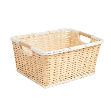 Rowan Canyon Empty Storage Basket - White