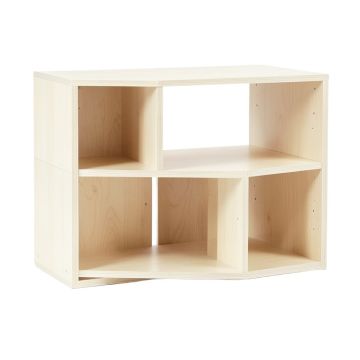 Ash Branch Desktop Shelving Unit - Ivory