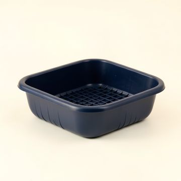 Field Bridge Empty Under-Desk Cable Tray - Navy (synthetic illustration; no displayed measurements)