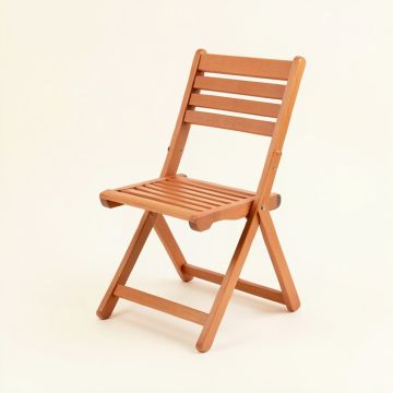 Moss Bluff Folding Outdoor Chair - Terracotta (synthetic illustration; no displayed measurements)