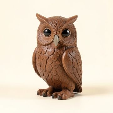Almazan Owl Family Figurine (synthetic illustration; no displayed measurements)