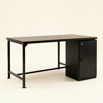 Reed Canyon Empty Workshop Workbench - Black (synthetic illustration; no displayed measurements)