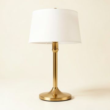 Roselyn 20 '' Gold/Clear Table Lamp (synthetic illustration; no displayed measurements)