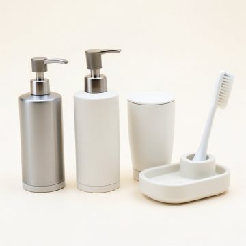 Destini 4 Piece Bathroom Accessory Set (synthetic illustration; no displayed measurements)