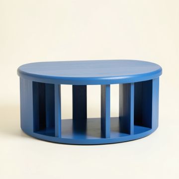 Fern Bridge Shoe Storage Bench - Blue (synthetic illustration; no displayed measurements)