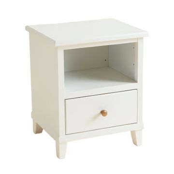 Spruce Edge Nightstand - White