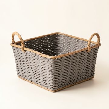 Hazel Bluff Empty Storage Basket - Gray (synthetic illustration; no displayed measurements)