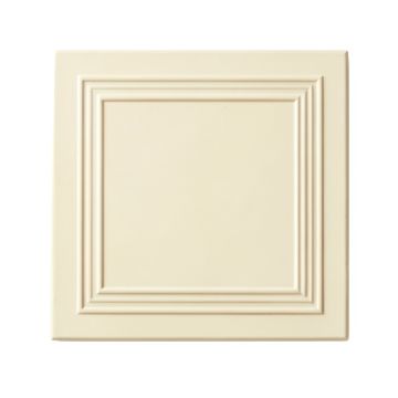 Field Arc Uninstalled Square Decorative Tile - Ivory