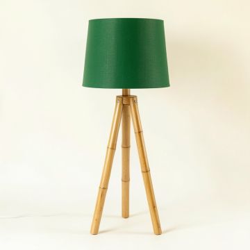 Glen Arc Floor Lamp With A Plain Fabric Shade (synthetic illustration; no displayed measurements)
