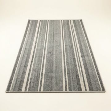 Pine Bend Rectangular Area Rug - Gray (synthetic illustration; no displayed measurements)