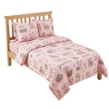 Pink Chocolate Four-Piece Nursery Decor Set