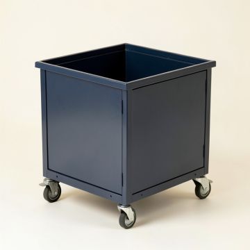 Hazel Brook Empty Rolling Workshop Cart - Navy (synthetic illustration; no displayed measurements)