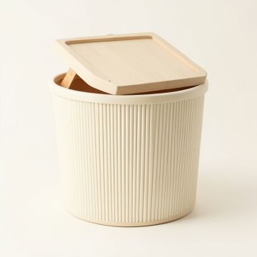 Birch Brook Laundry Hamper - Cream (synthetic illustration; no displayed measurements)