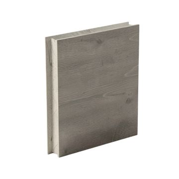 3.5 '' X 12 '' Solid Wood Wall Paneling In Gray