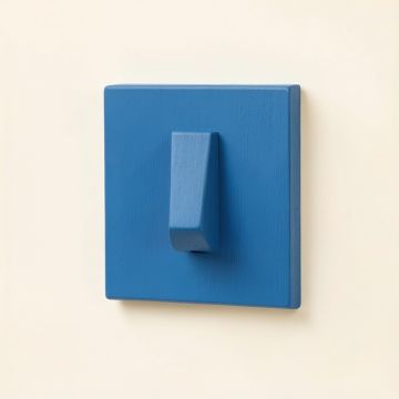 Summit Crest Wall-Mounted Robe Hook - Blue (synthetic illustration; no displayed measurements)