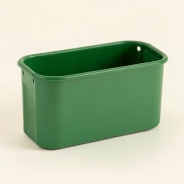 Vale Crossing Empty Railing Planter With Integral Brackets - Green (synthetic illustration; no displayed measurements)