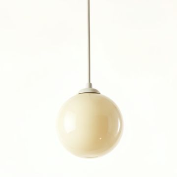 River Bluff Pendant Light Suspended From One Plain Cable - Ivory (synthetic illustration; no displayed measurements)
