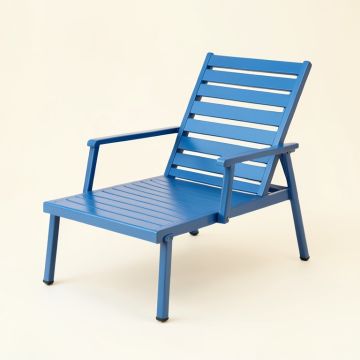 Summit Dale Outdoor Lounge Chair - Blue (synthetic illustration; no displayed measurements)