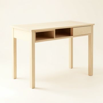Bay Falls Writing Desk - Ivory (synthetic illustration; no displayed measurements)