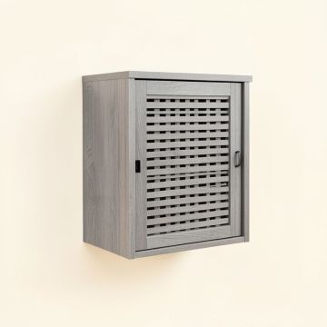 Dune Bridge Wall-Mounted Entry Cabinet - Gray (synthetic illustration; no displayed measurements)