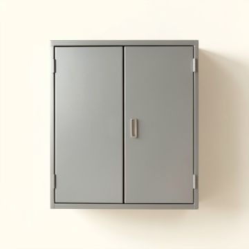 Reed Dell Wall-Mounted Laundry Cabinet - Gray (synthetic illustration; no displayed measurements)