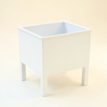 Wren Bridge Empty Raised Planter - White (synthetic illustration; no displayed measurements)