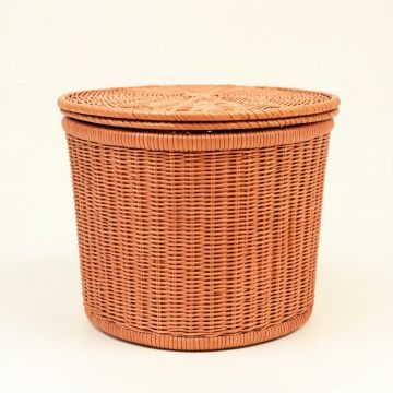 Brook Crest Laundry Hamper - Terracotta (synthetic illustration; no displayed measurements)